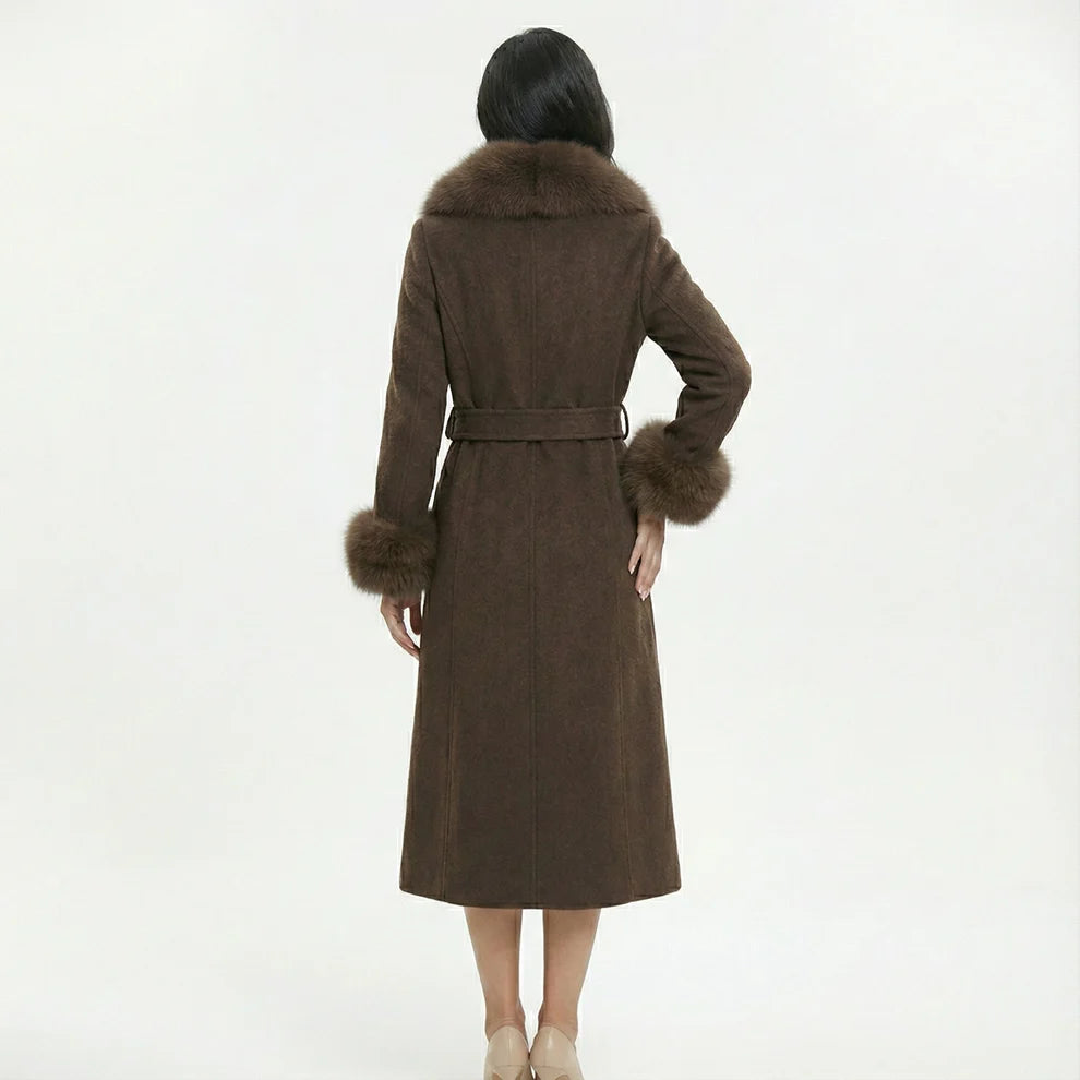 Mantel Aurelia mit Voluminösem Kragen